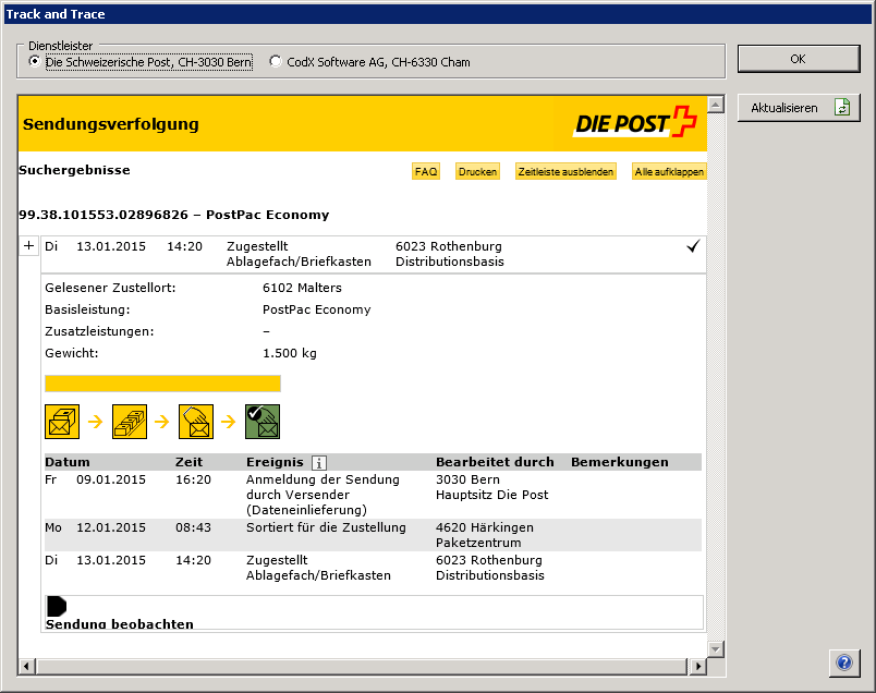 CodX Software AG CodX PostOffice Poststellenmanagement KEP 